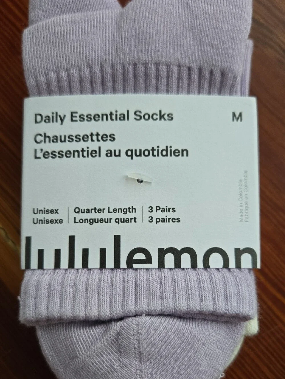 lululemon Daily Essentials Quarter Length Socks (3 Pairs)
